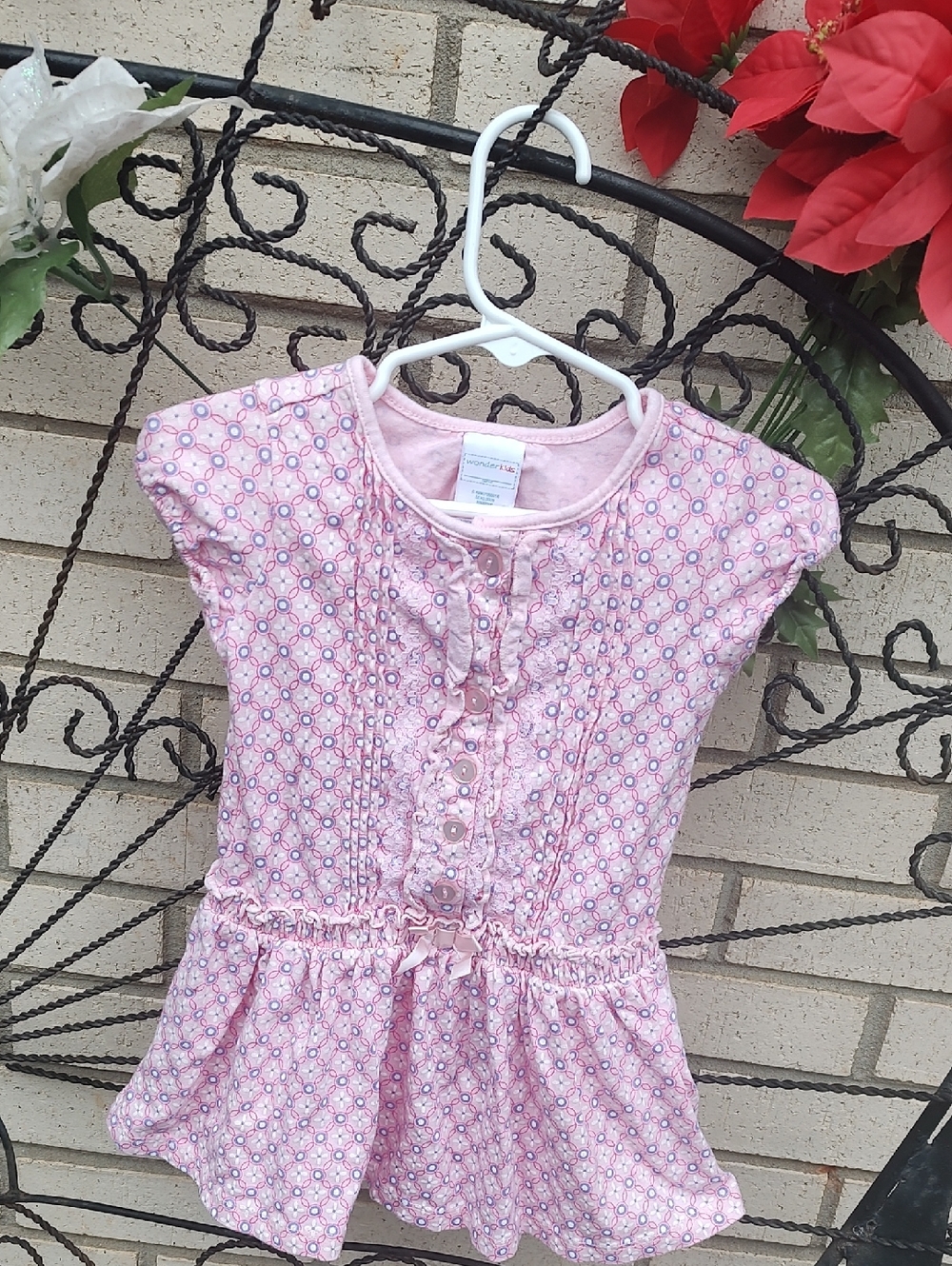 Pink /White Dress